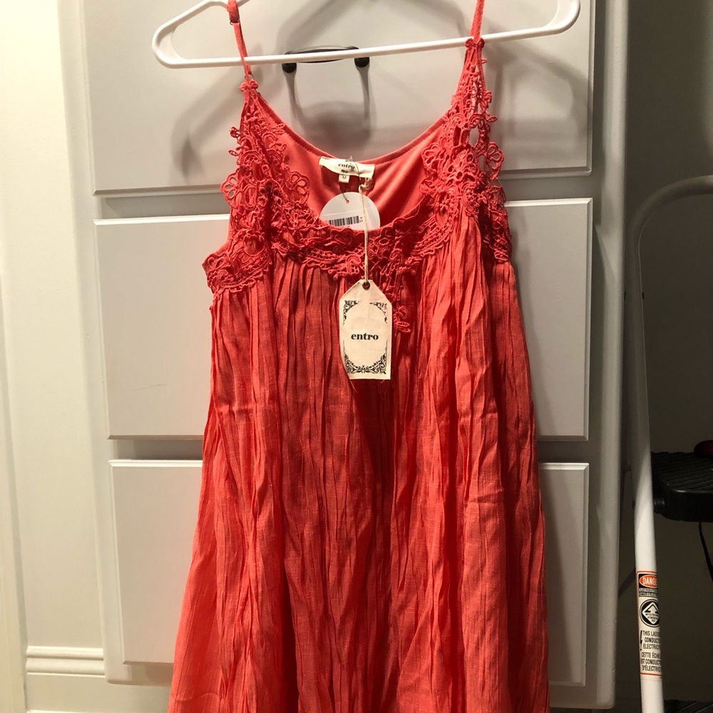 Very flowy and cute babydoll pink dress